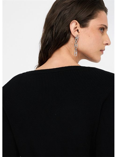 Abito in maglia con spalline imbottite LIU JO | MF5371MS99E/22222